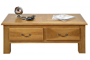 OCCASION - Table basse en chêne Moyen Mansart
