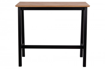 Table haute rectangulaire en bois L120 - STELLA