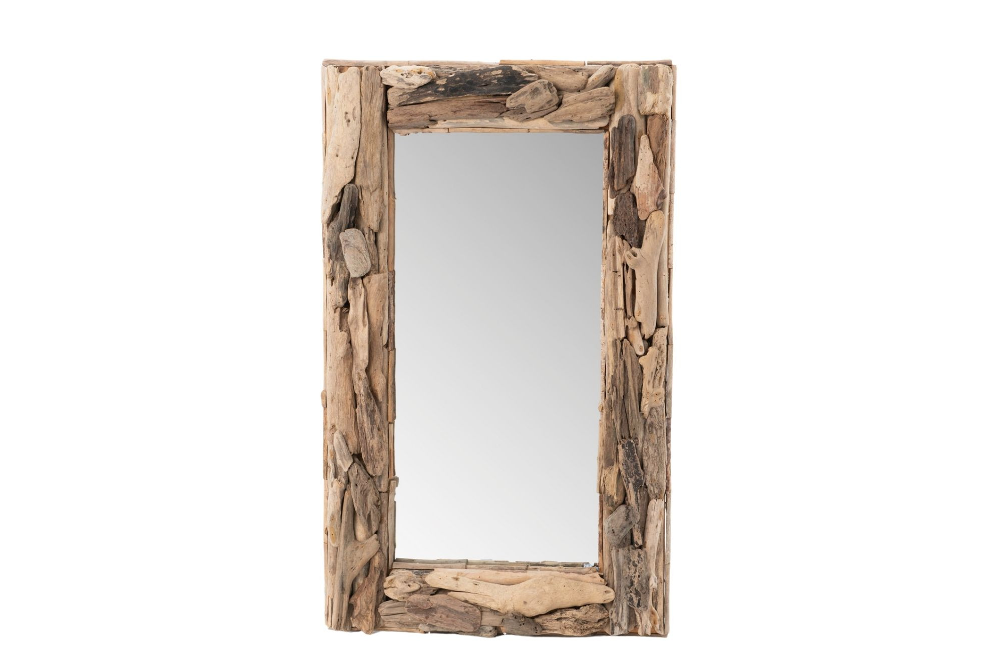 Miroir rectangulaire en bois flotté 60x100 WIMEREUX - HELLIN