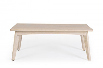 Table de basse rectangulaire en bois blanchi L115 - SHANNA