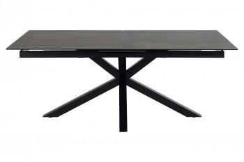 Table de salle à manger rectangulaire extensible en céramique 8/10 places L200/240 - NEIVA