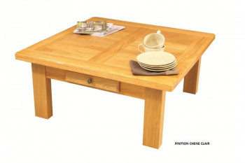 OCCASION Table basse La BRESSE chêne clair