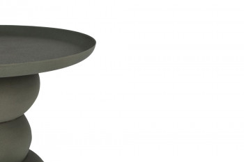 Table basse ronde design en métal coloré D41 - PILAR