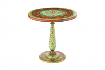 Table ronde indienne multicolore 2 personnes D75 - JAIPUR