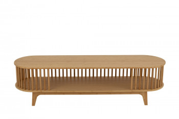 Meuble TV en bambou naturel L150 - IPANEMA