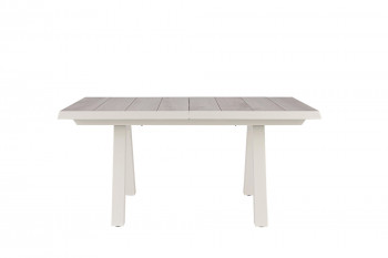 Table de jardin extensible en céramique gris cendré L163/203 - CENITZ