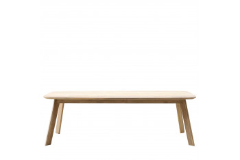 Table de jardin rectangulaire en teck L240 10 places - CALVI