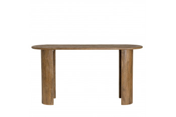 Console ovale en manguier japandi L147 - NAPLES