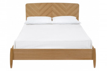 Lit double 140 x 200 en chêne - RIBE