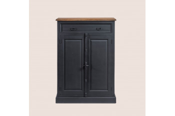 Buffet parisien en bois 2 portes 1 tiroir - DALILA